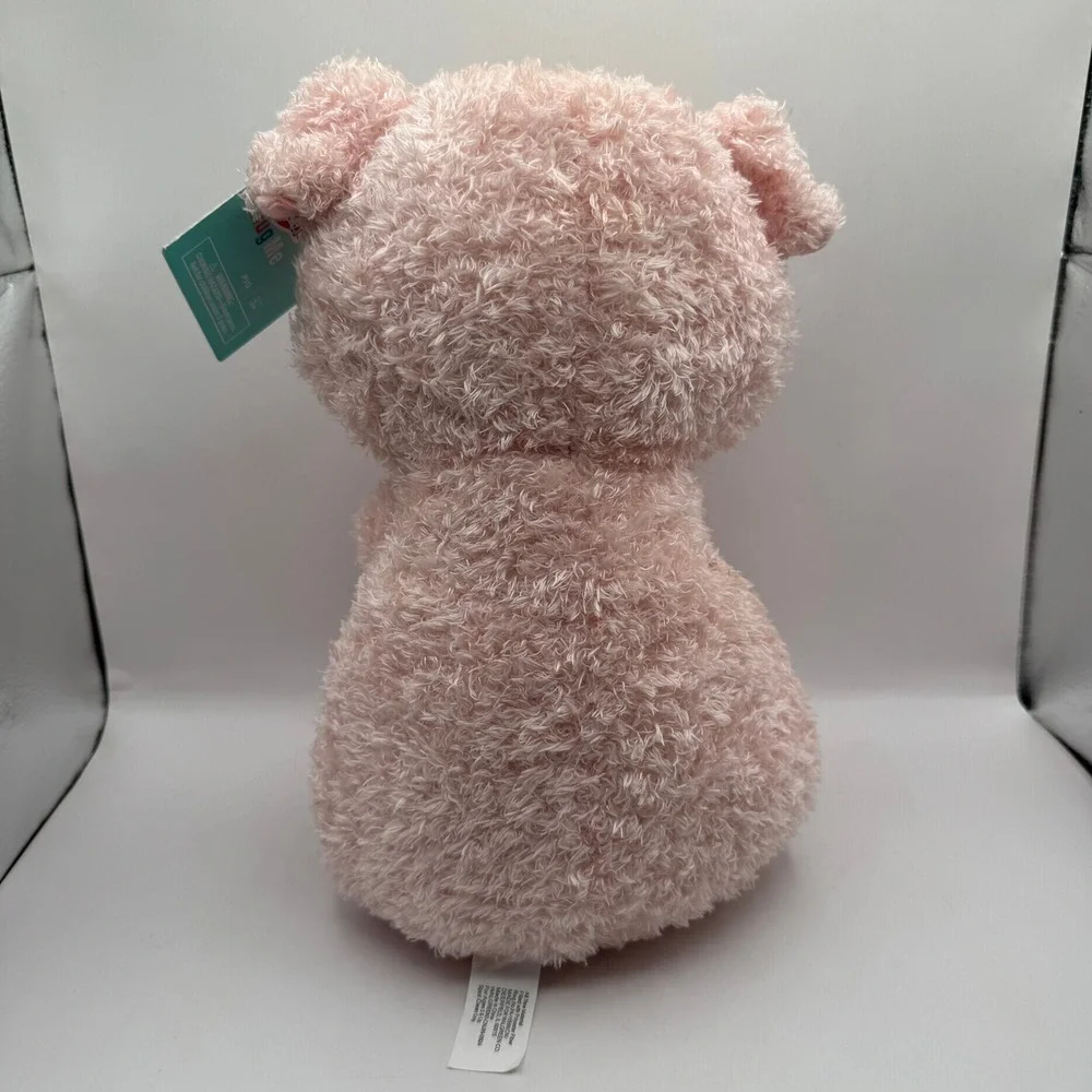 Walgreens Play Right Hug Me Plush Pink Curly Pig Holding Piglet Stuffed Animal